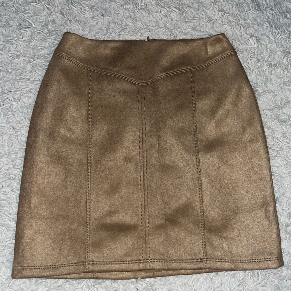 Whitehouse Blackmarket Suede Skirt